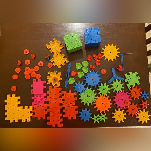 Funny Bricks moving Gears Bricks, Kids Puzzles, - Picture 3 of 8